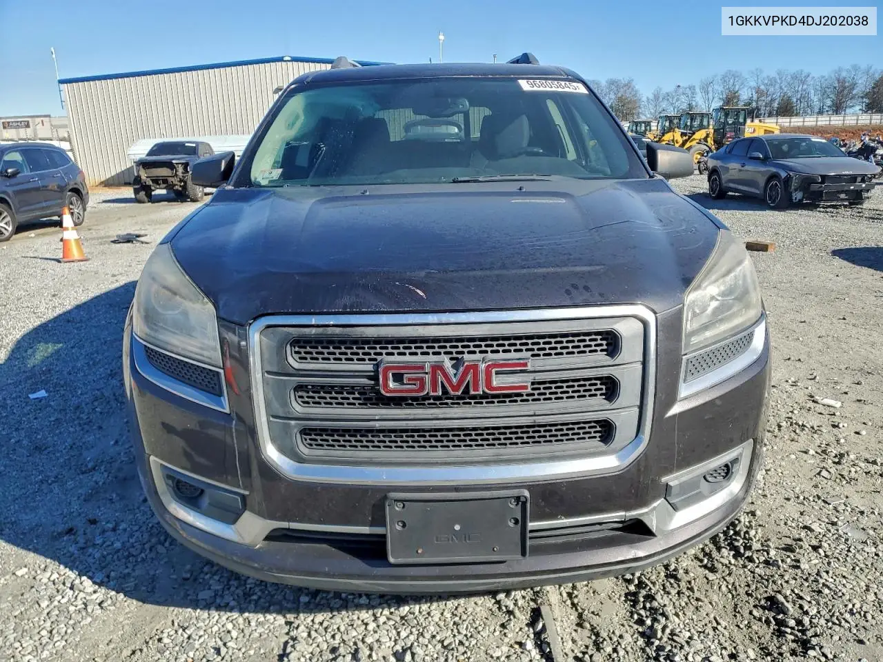 1GKKVPKD4DJ202038 2013 GMC Acadia Sle