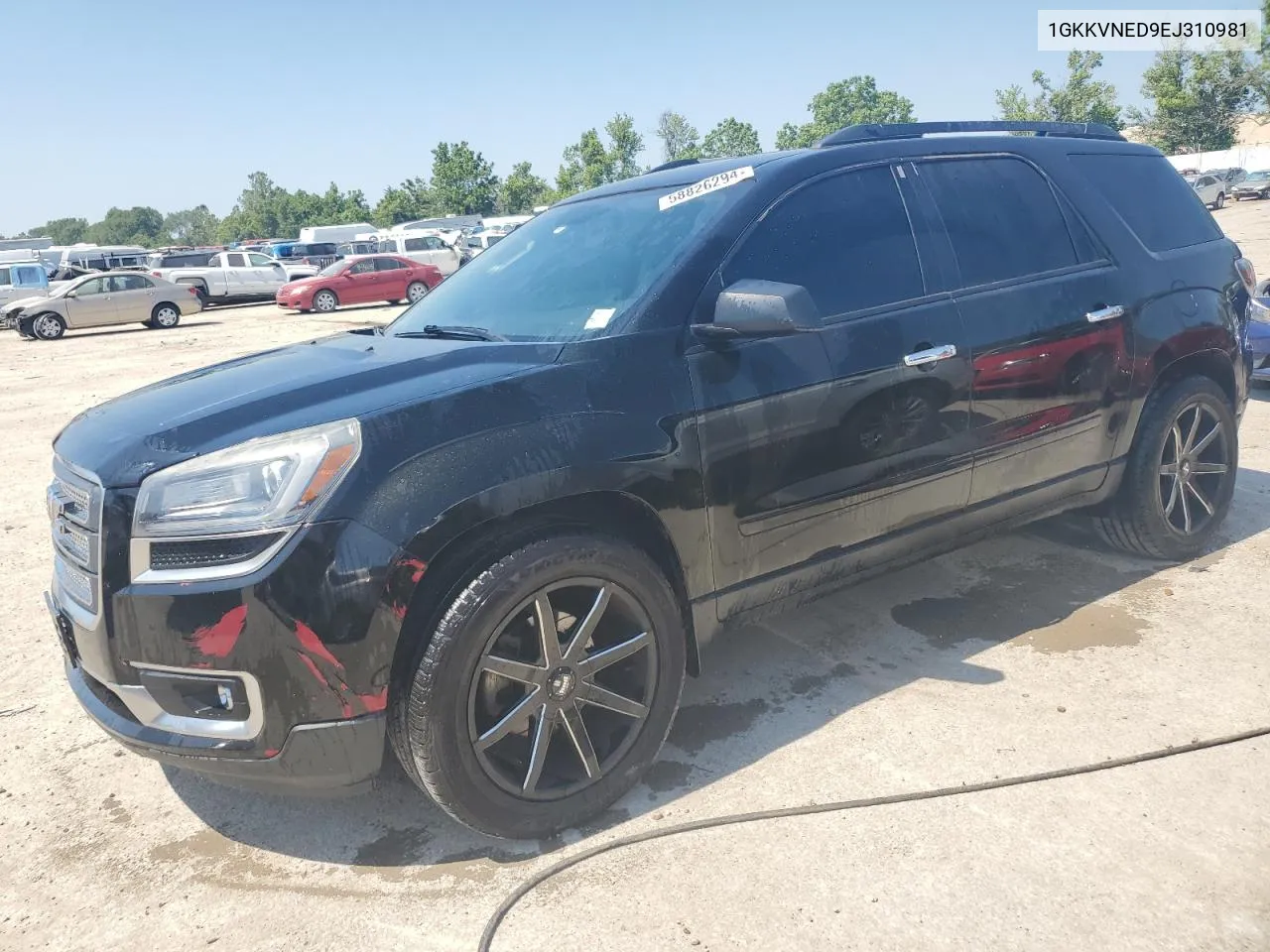 1GKKVNED9EJ310981 2014 GMC Acadia Sle