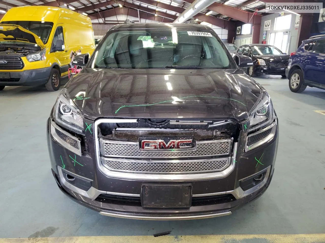 1GKKVTKDXEJ335011 2014 GMC Acadia Denali