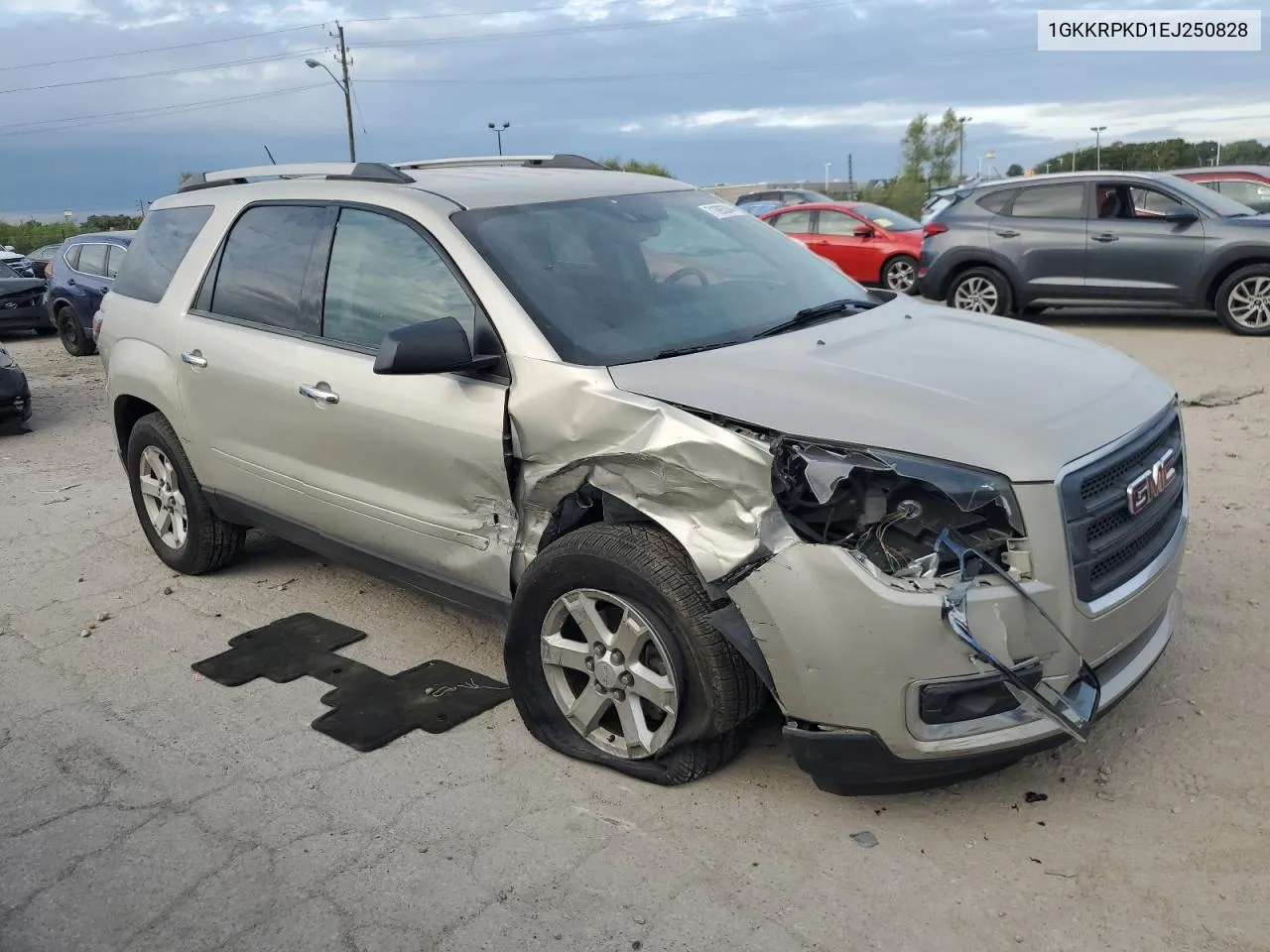 1GKKRPKD1EJ250828 2014 GMC Acadia Sle