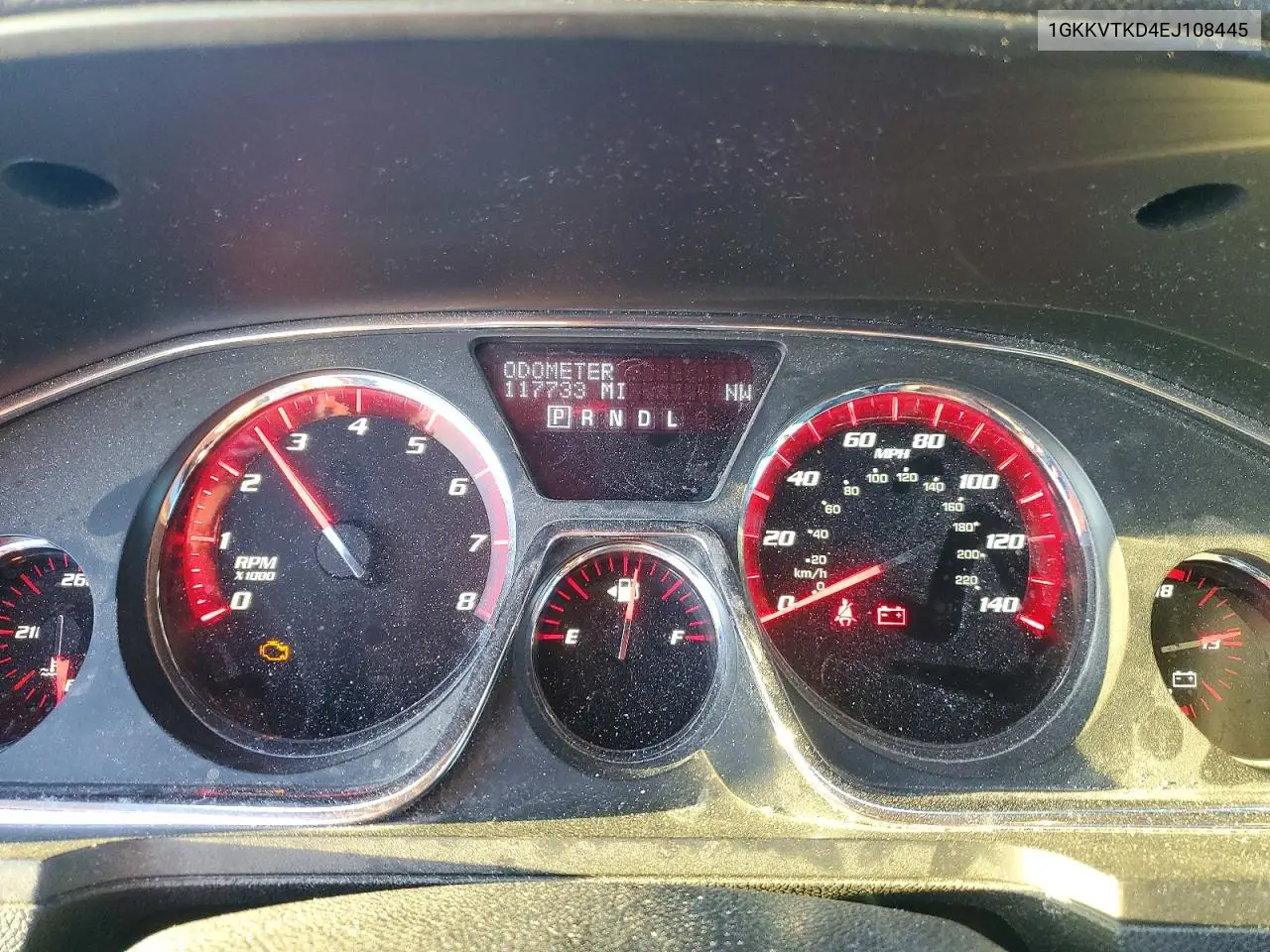 1GKKVTKD4EJ108445 2014 GMC Acadia Denali