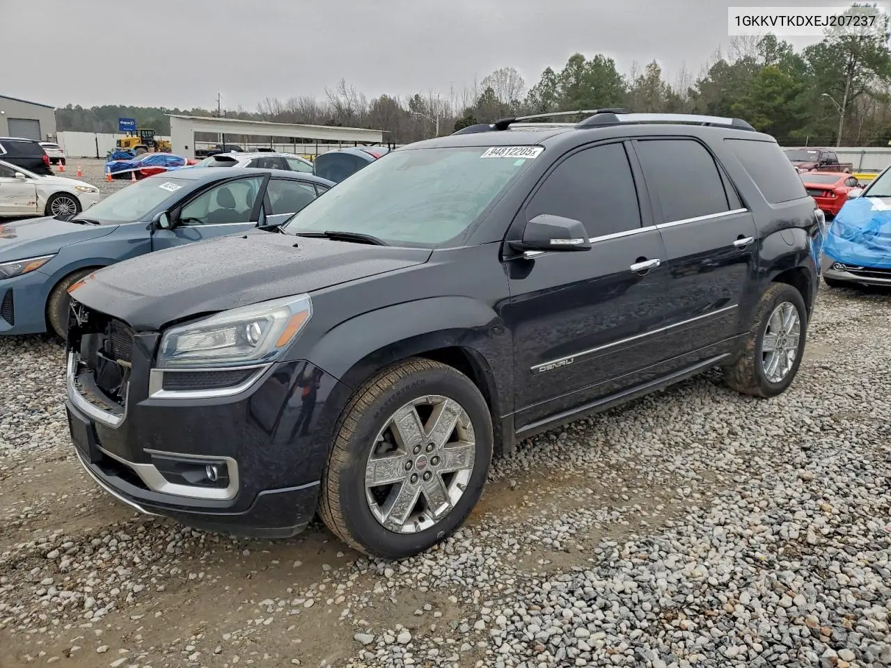 1GKKVTKDXEJ207237 2014 GMC Acadia Denali
