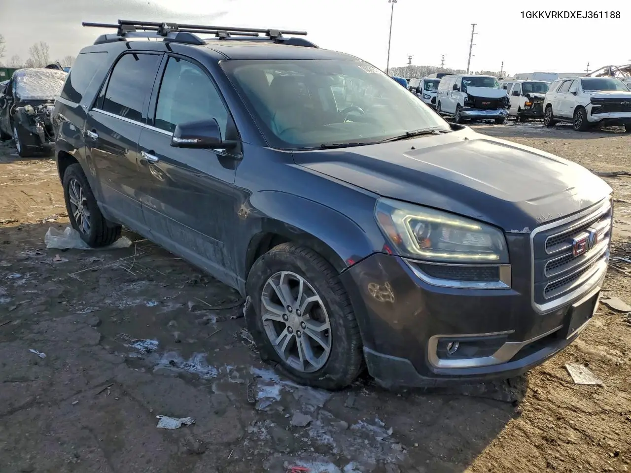 1GKKVRKDXEJ361188 2014 GMC Acadia Slt-1