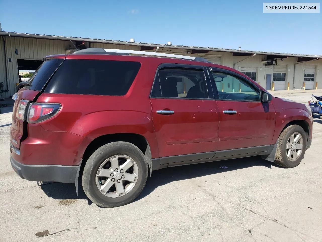 1GKKVPKD0FJ221544 2015 GMC Acadia Sle