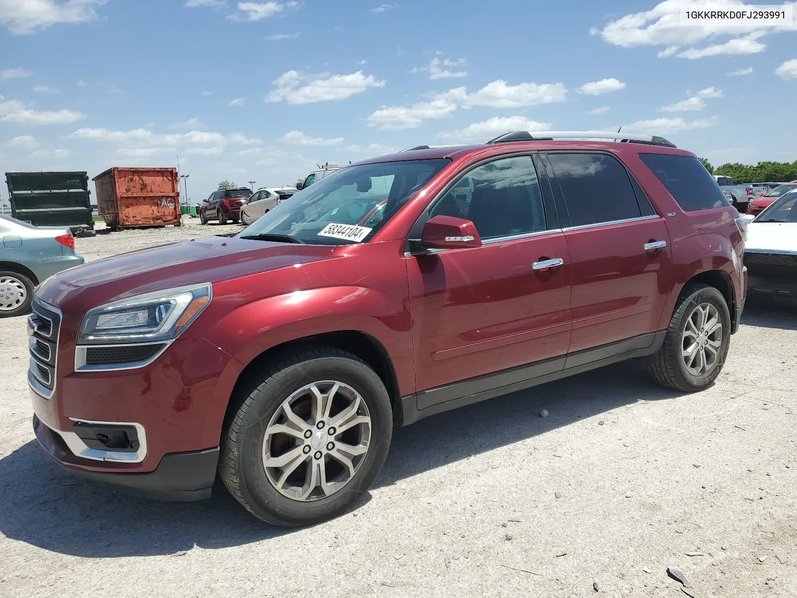 1GKKRRKD0FJ293991 2015 GMC Acadia Slt-1