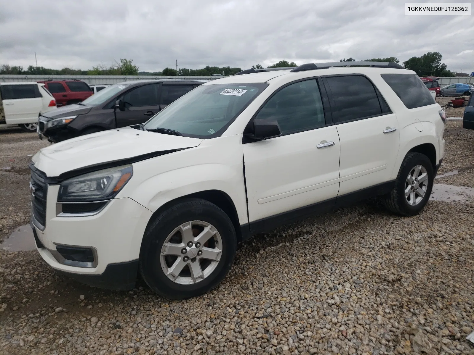 1GKKVNED0FJ128362 2015 GMC Acadia Sle