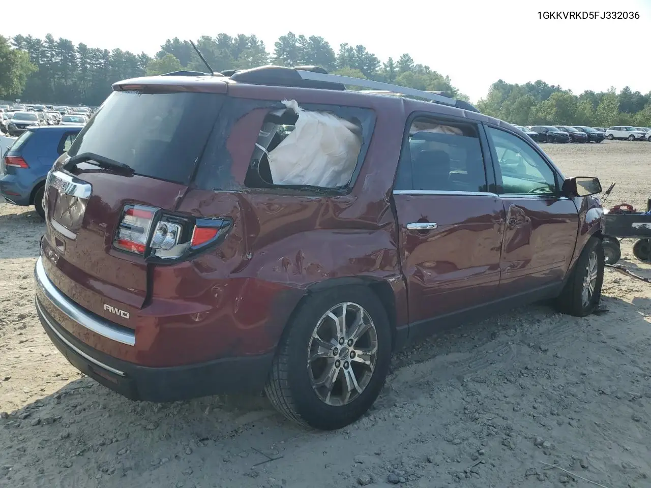 1GKKVRKD5FJ332036 2015 GMC Acadia Slt-1