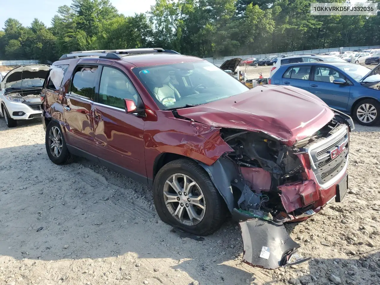 1GKKVRKD5FJ332036 2015 GMC Acadia Slt-1