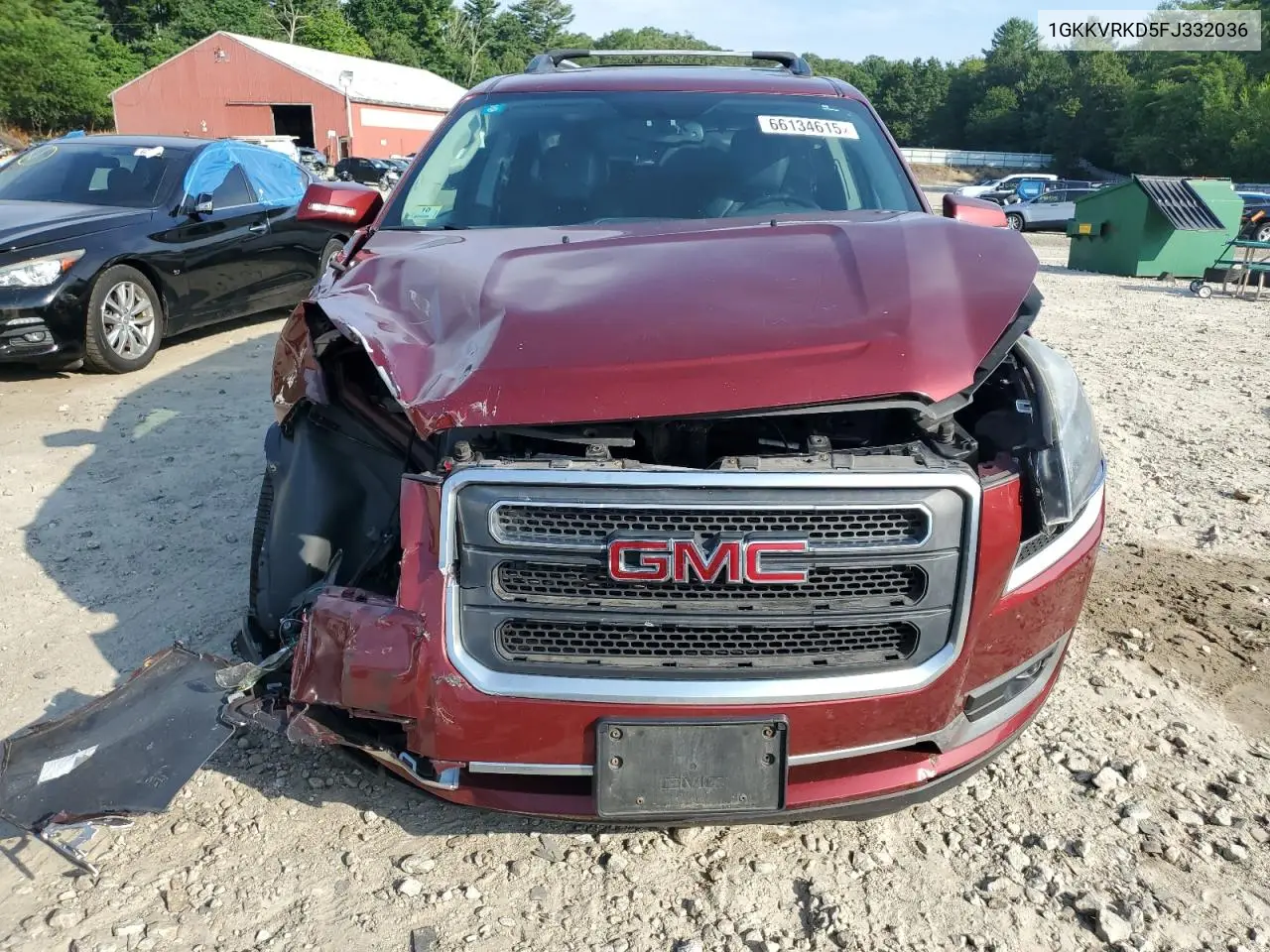 1GKKVRKD5FJ332036 2015 GMC Acadia Slt-1