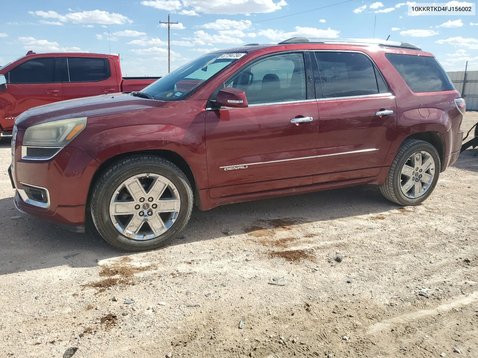 1GKKRTKD4FJ156002 2015 GMC Acadia Denali