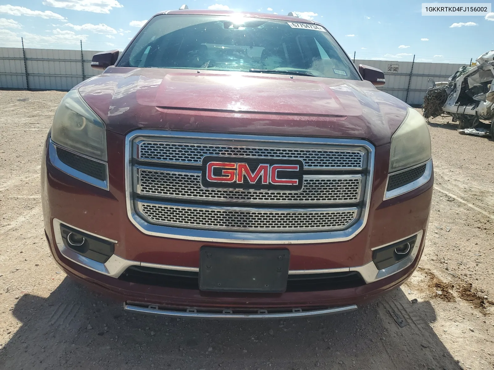 1GKKRTKD4FJ156002 2015 GMC Acadia Denali