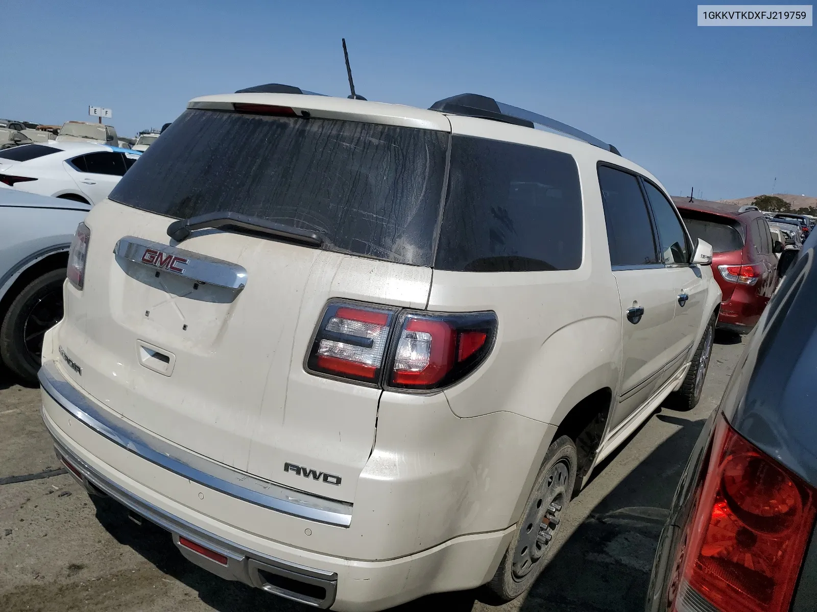 1GKKVTKDXFJ219759 2015 GMC Acadia Denali