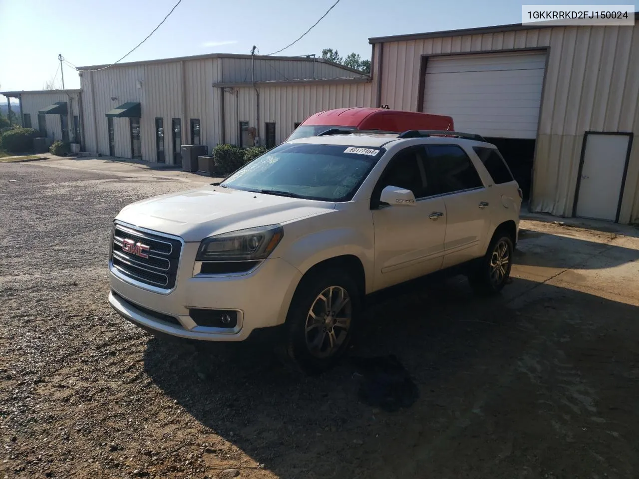 1GKKRRKD2FJ150024 2015 GMC Acadia Slt-1