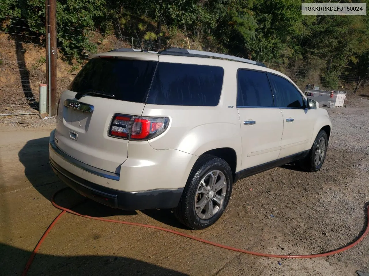 1GKKRRKD2FJ150024 2015 GMC Acadia Slt-1