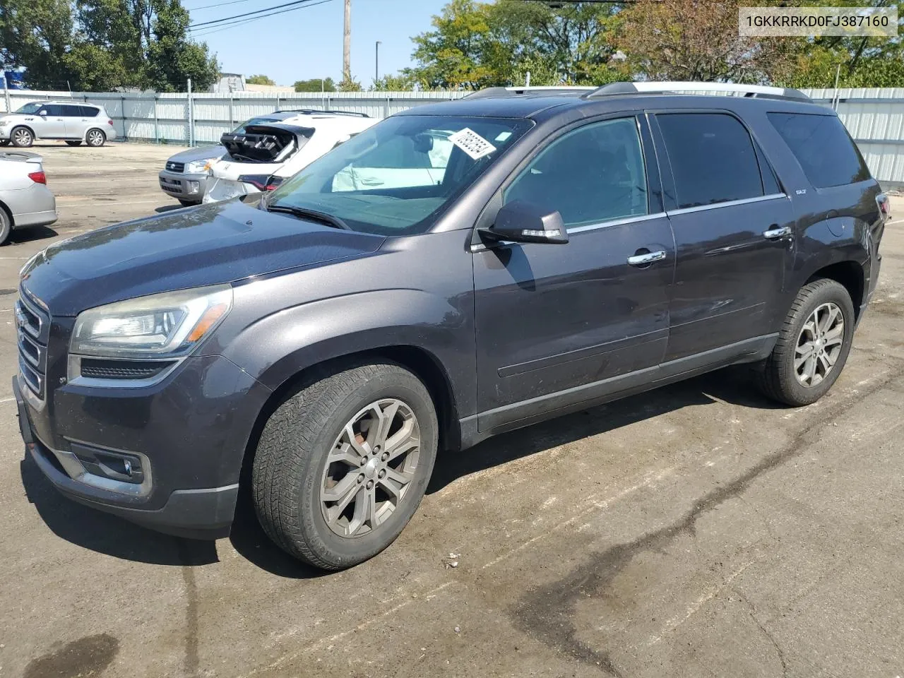 1GKKRRKD0FJ387160 2015 GMC Acadia Slt-1