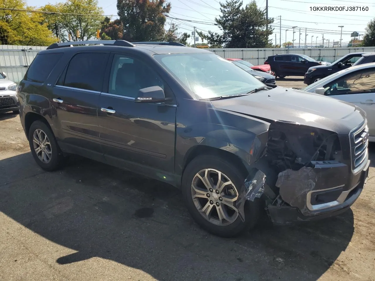 1GKKRRKD0FJ387160 2015 GMC Acadia Slt-1