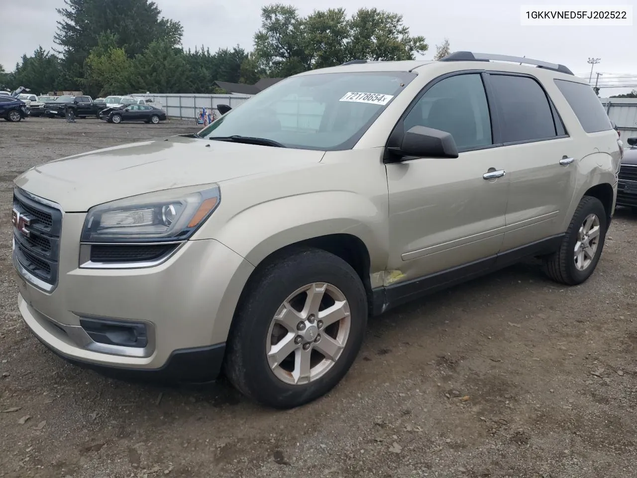 1GKKVNED5FJ202522 2015 GMC Acadia Sle