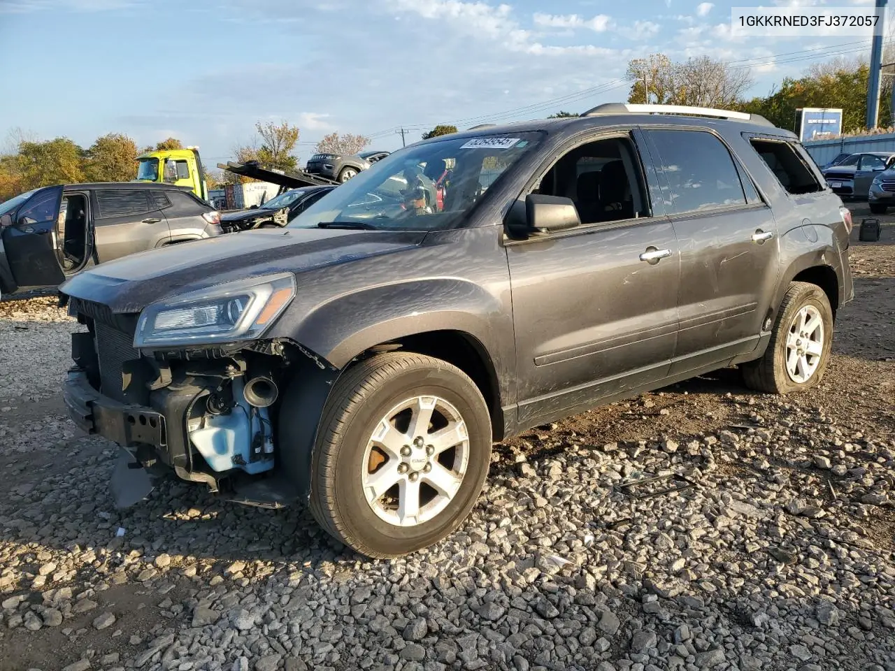 1GKKRNED3FJ372057 2015 GMC Acadia Sle