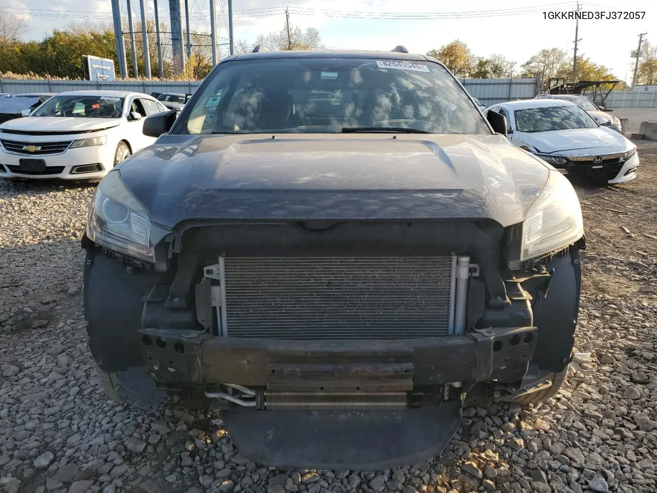 1GKKRNED3FJ372057 2015 GMC Acadia Sle
