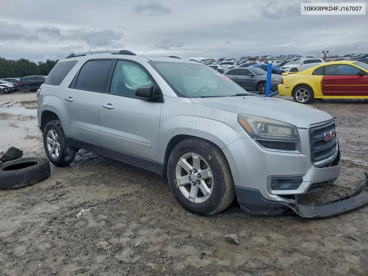 1GKKRPKD4FJ167007 2015 GMC Acadia Sle