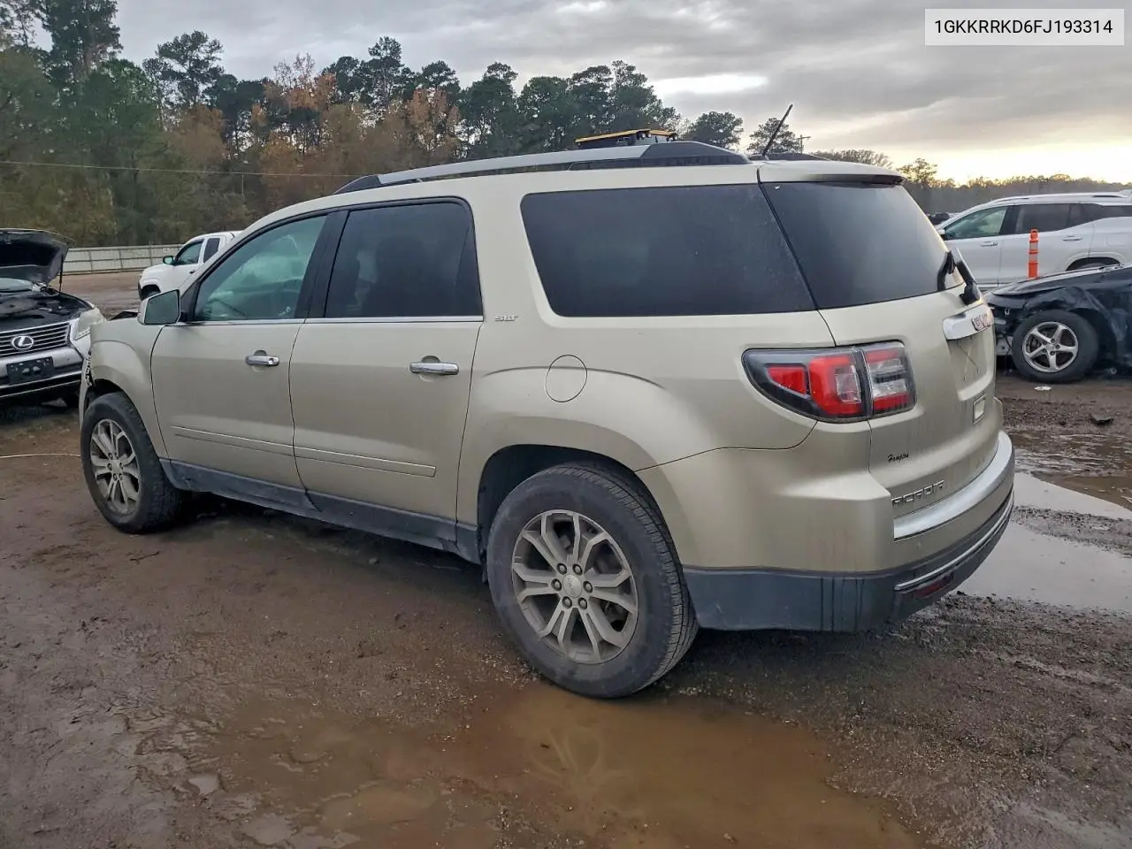 1GKKRRKD6FJ193314 2015 GMC Acadia Slt-1