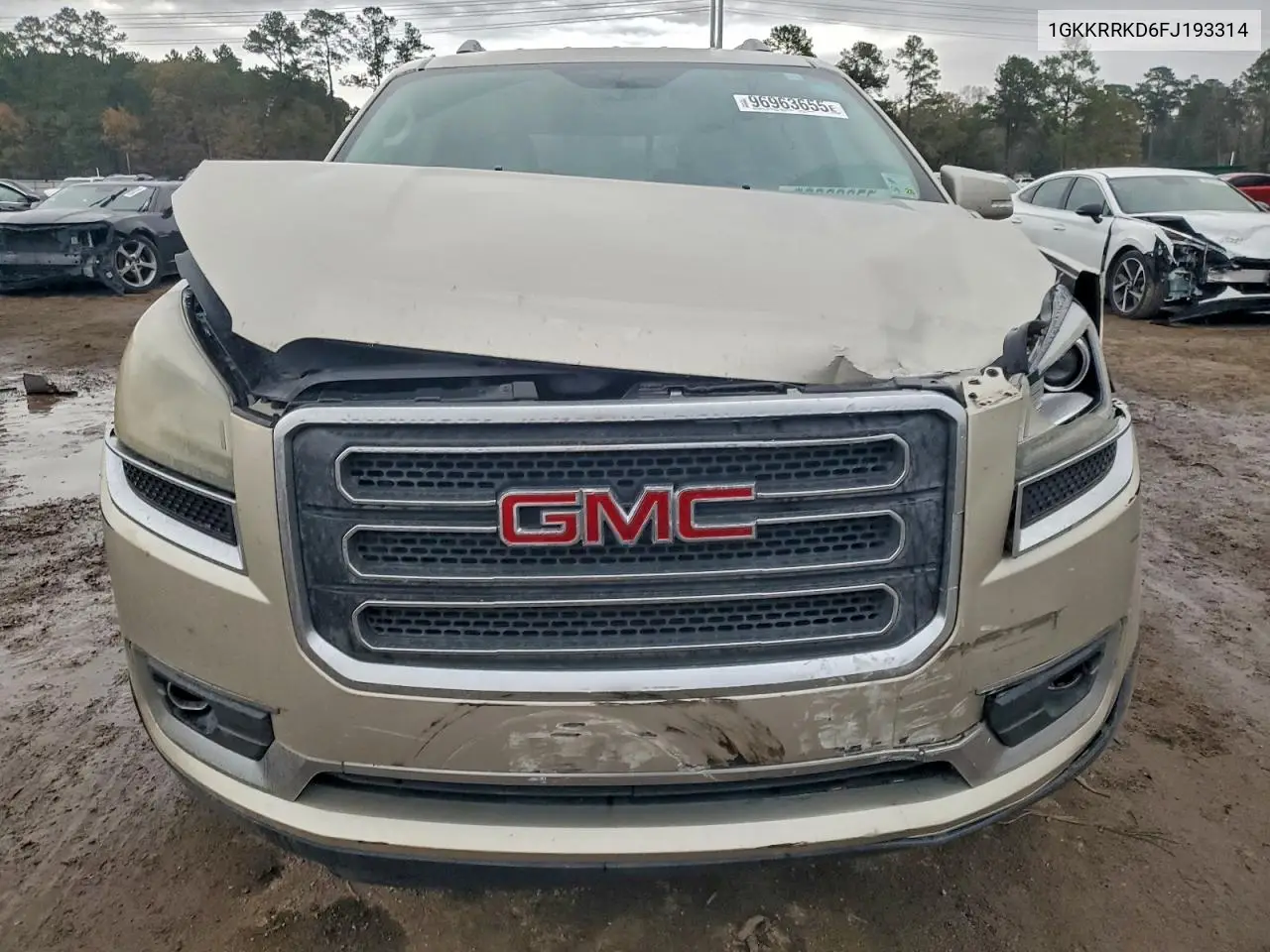 1GKKRRKD6FJ193314 2015 GMC Acadia Slt-1