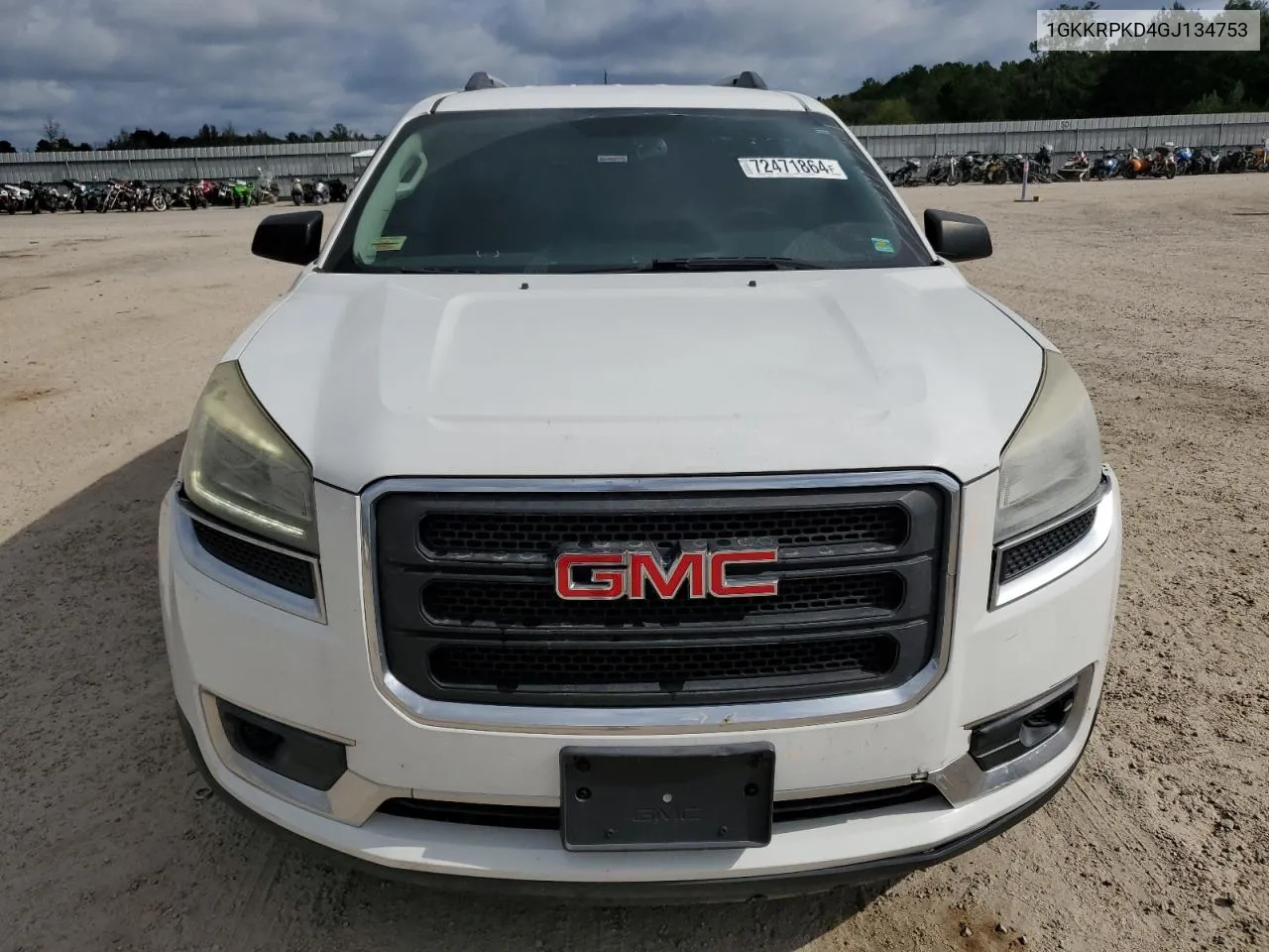 1GKKRPKD4GJ134753 2016 GMC Acadia Sle