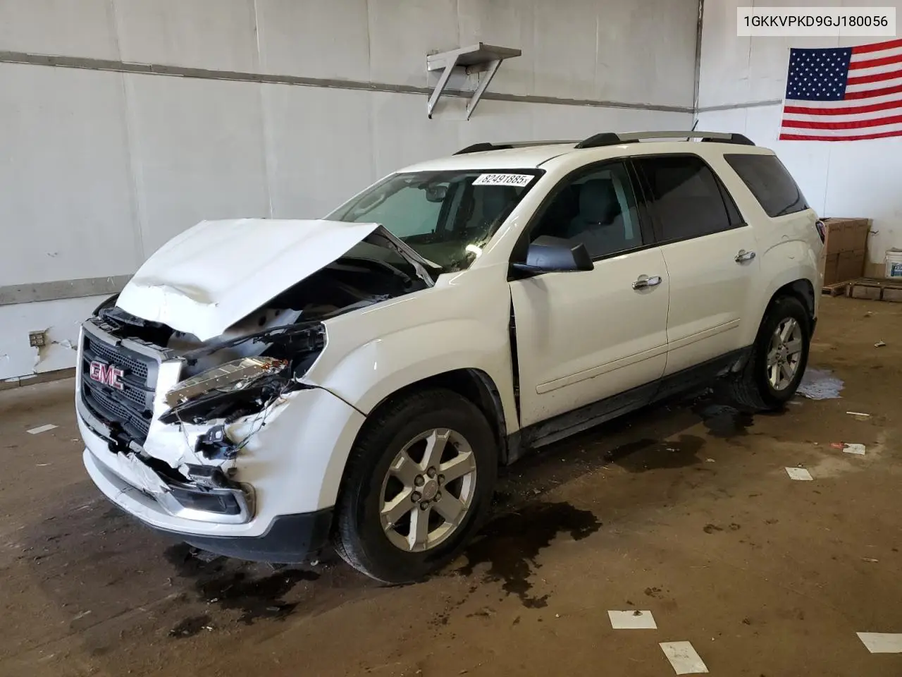 1GKKVPKD9GJ180056 2016 GMC Acadia Sle
