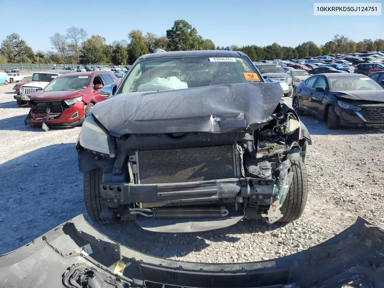 1GKKRPKD5GJ124751 2016 GMC Acadia Sle