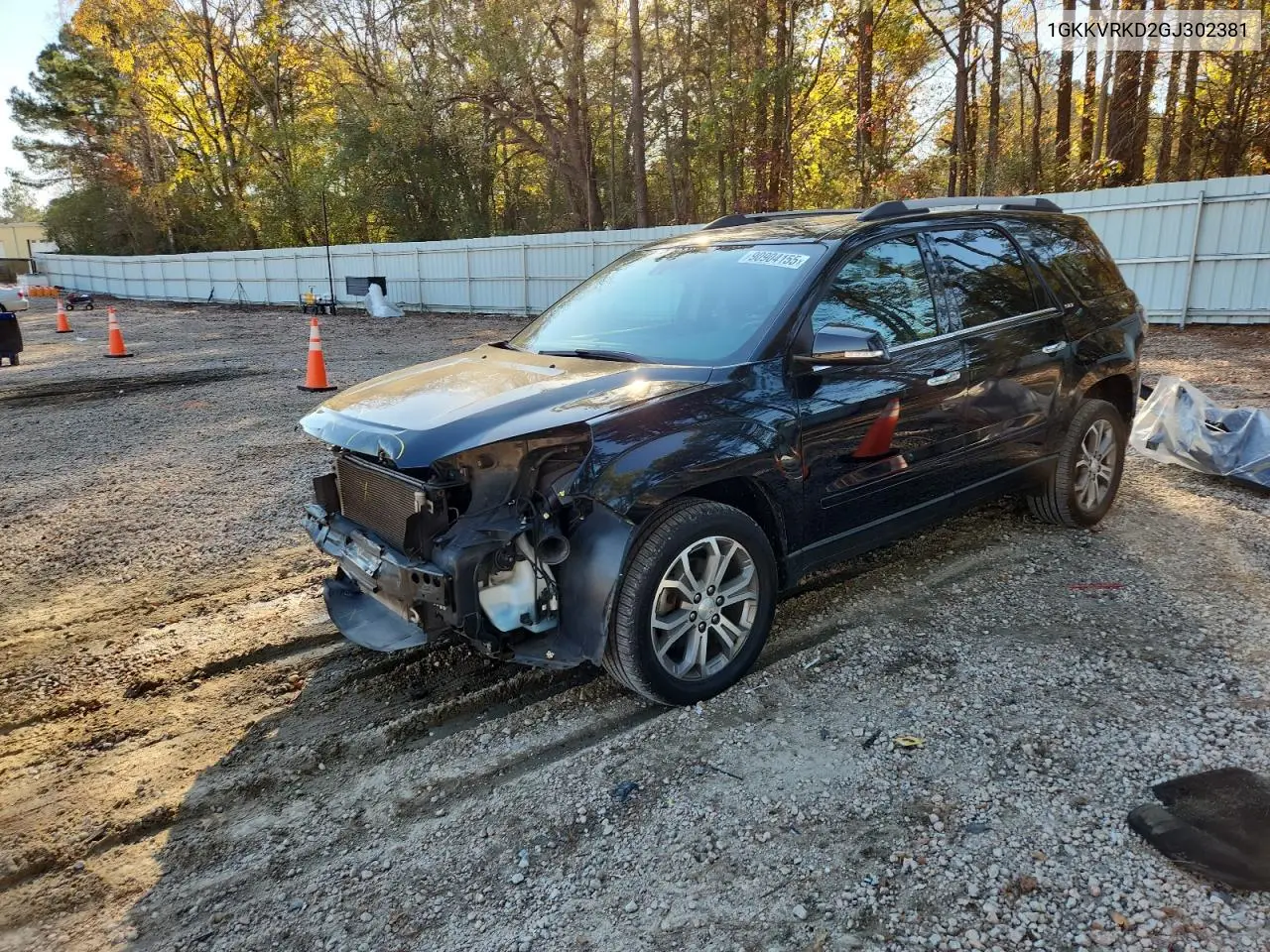 1GKKVRKD2GJ302381 2016 GMC Acadia Slt-1