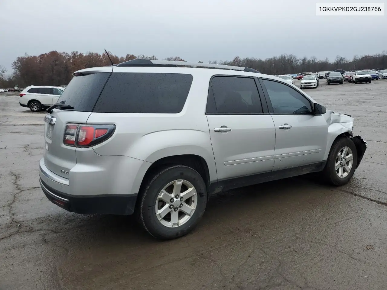 1GKKVPKD2GJ238766 2016 GMC Acadia Sle