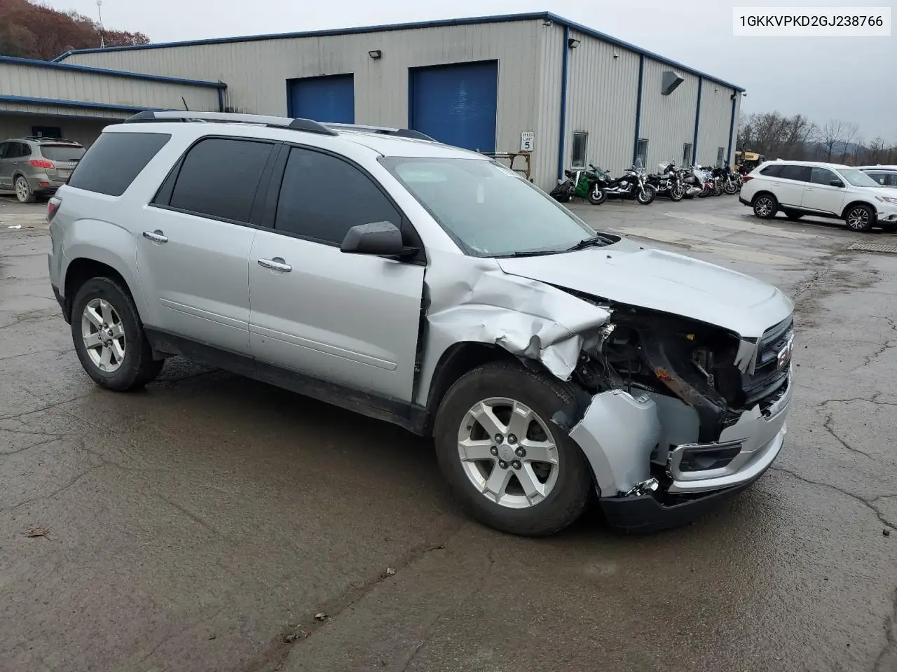 1GKKVPKD2GJ238766 2016 GMC Acadia Sle