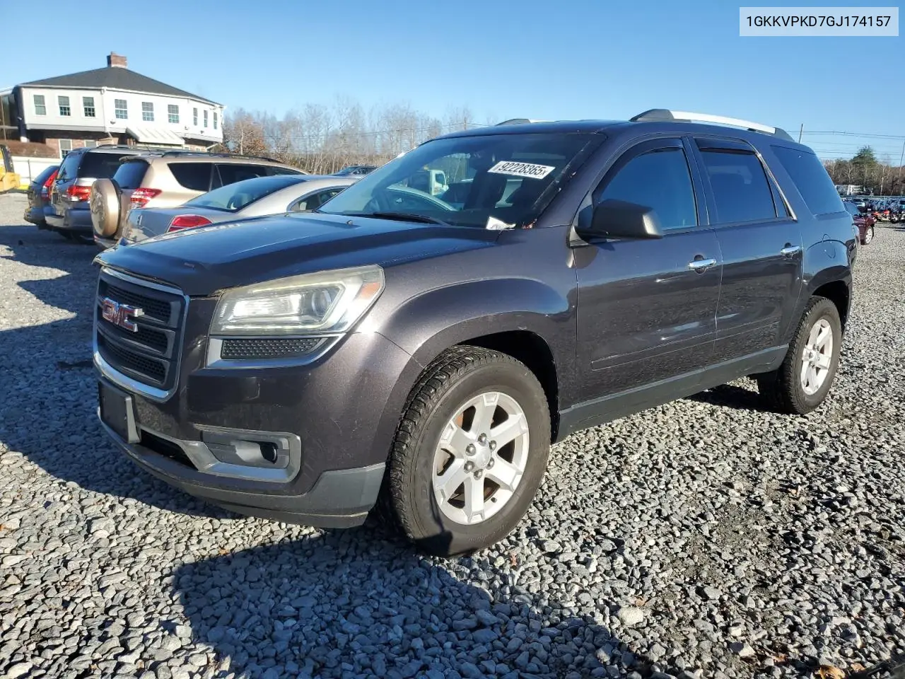 1GKKVPKD7GJ174157 2016 GMC Acadia Sle