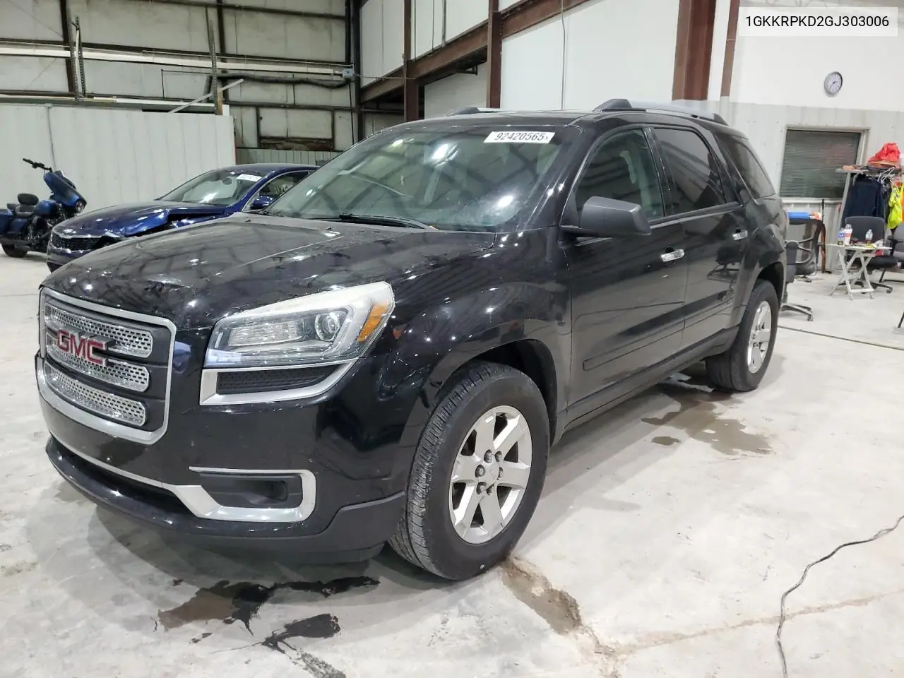 1GKKRPKD2GJ303006 2016 GMC Acadia Sle