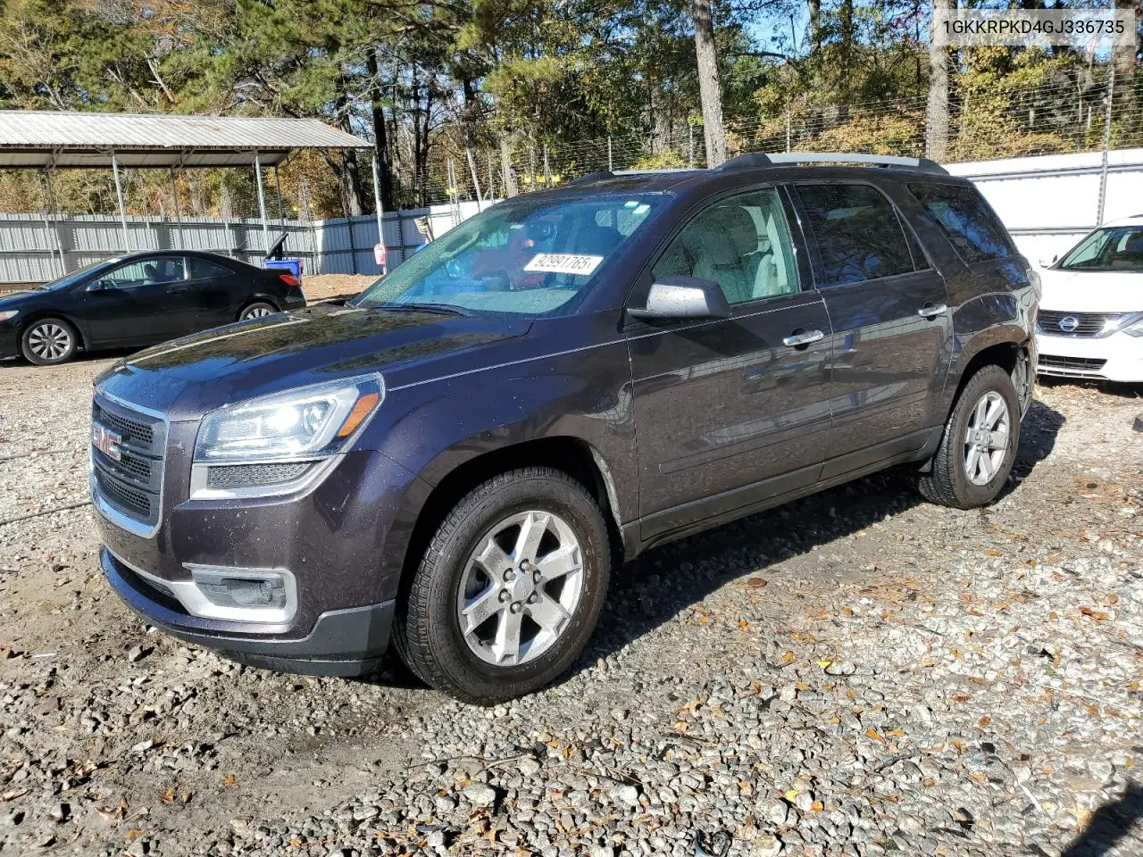 1GKKRPKD4GJ336735 2016 GMC Acadia Sle