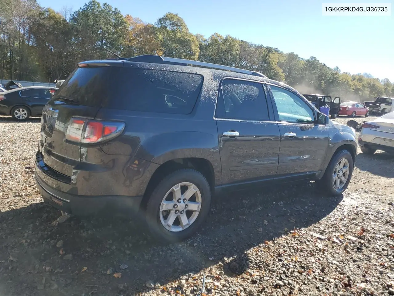 1GKKRPKD4GJ336735 2016 GMC Acadia Sle
