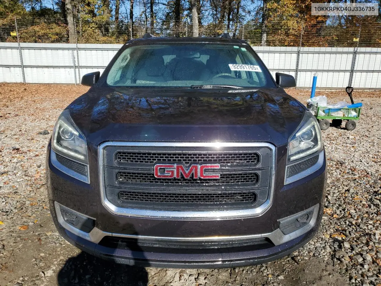 1GKKRPKD4GJ336735 2016 GMC Acadia Sle