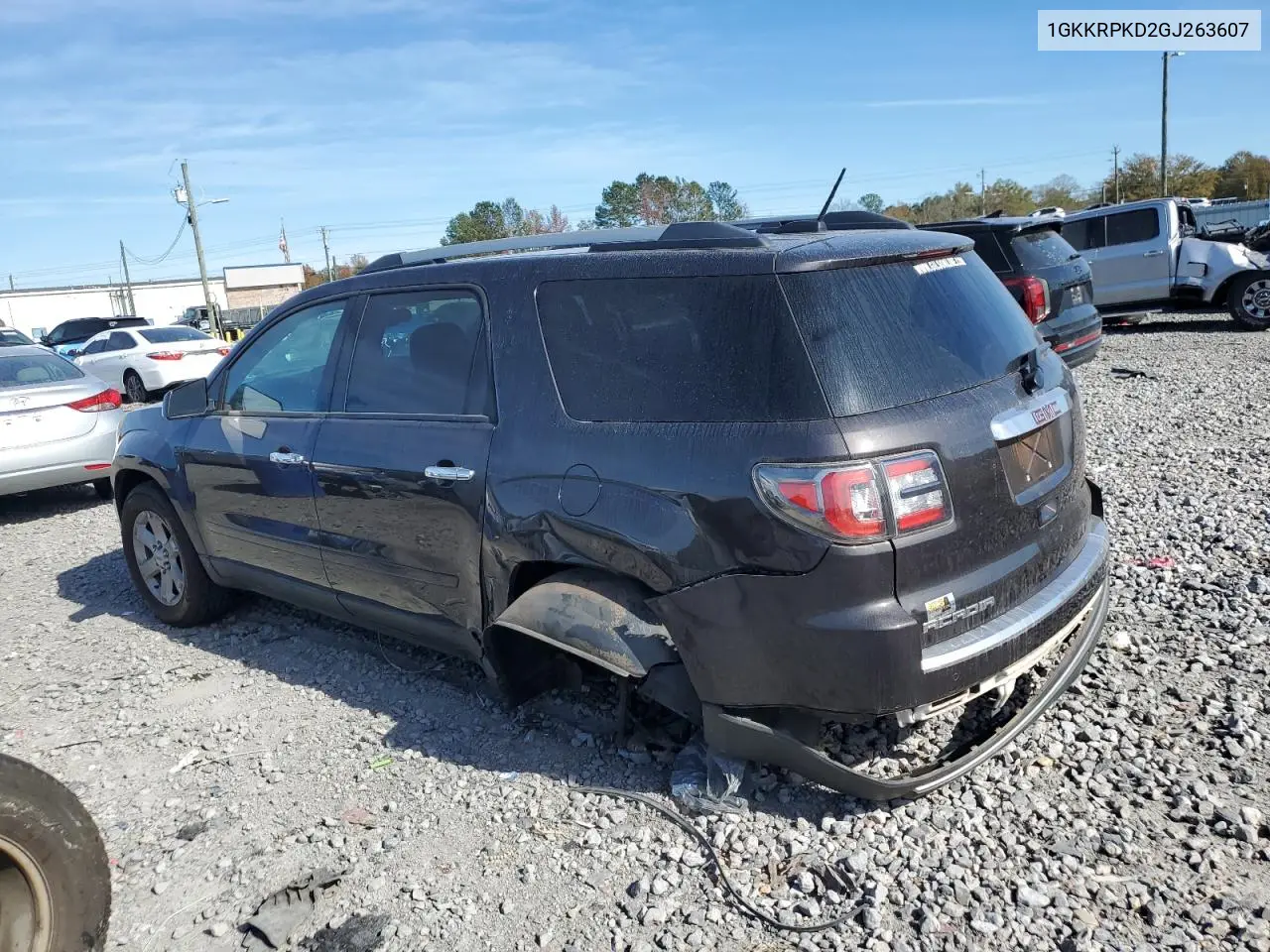 1GKKRPKD2GJ263607 2016 GMC Acadia Sle