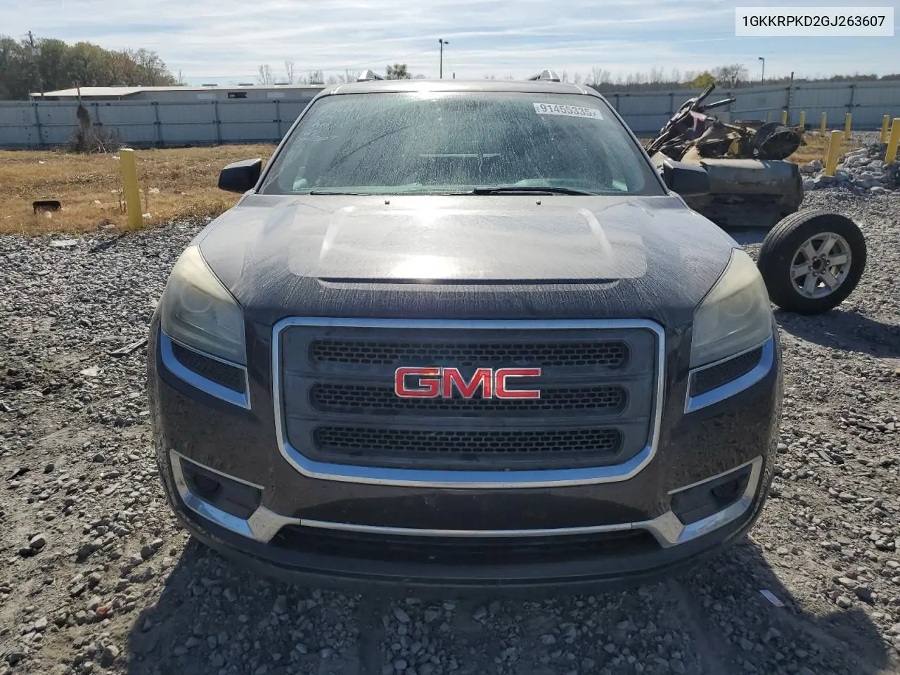 1GKKRPKD2GJ263607 2016 GMC Acadia Sle
