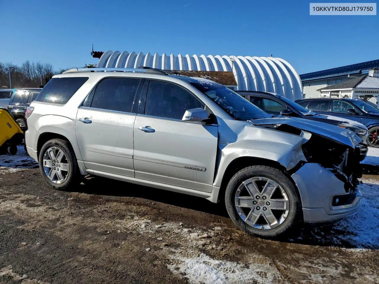 1GKKVTKD8GJ179750 2016 GMC Acadia Denali