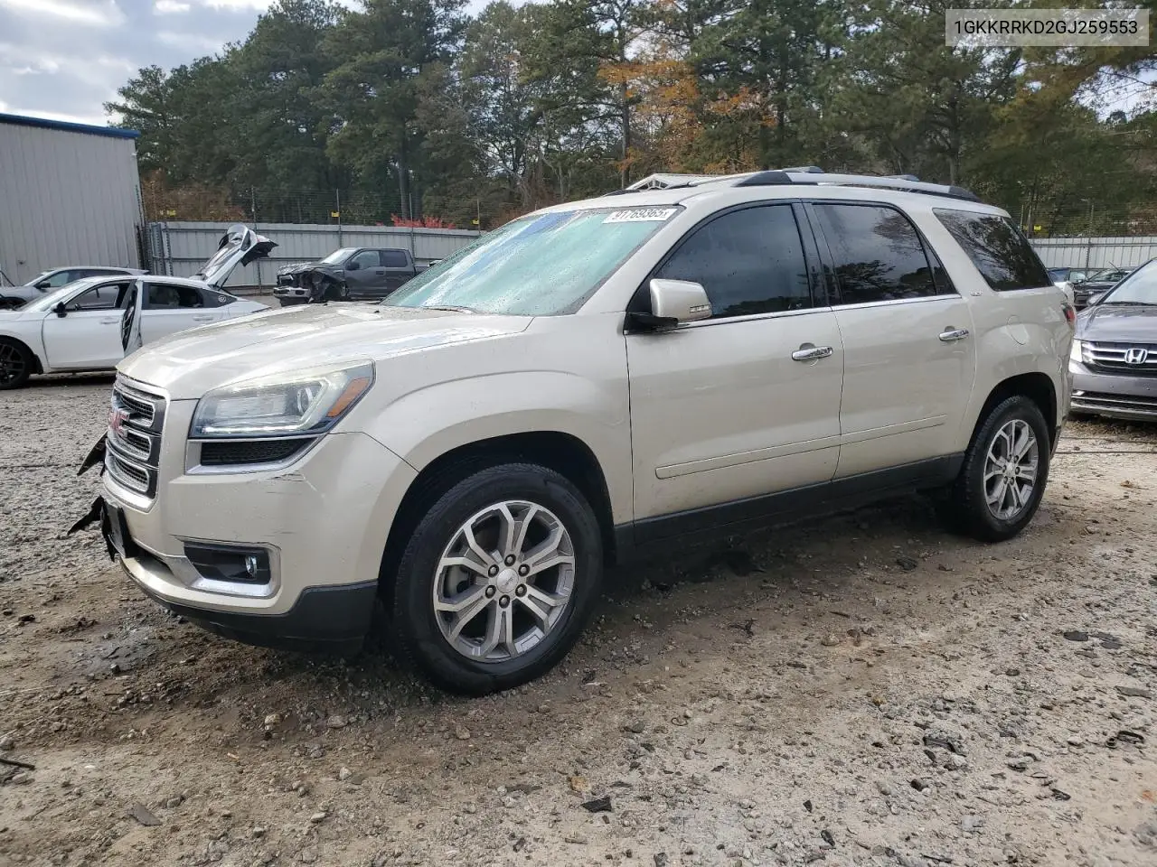 1GKKRRKD2GJ259553 2016 GMC Acadia Slt-1