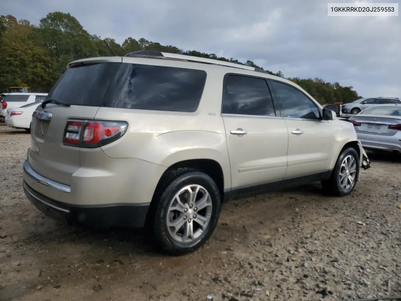 1GKKRRKD2GJ259553 2016 GMC Acadia Slt-1