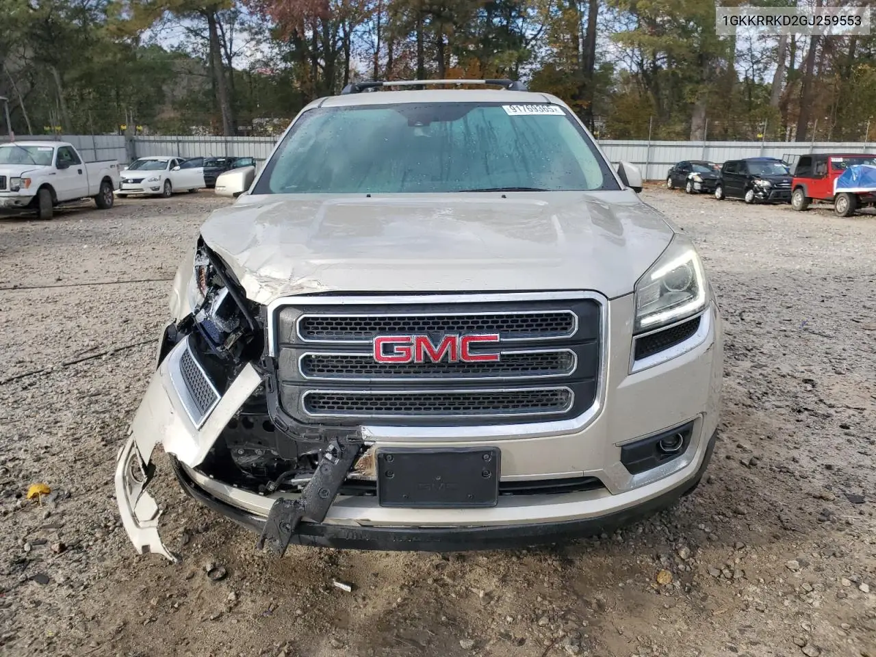 1GKKRRKD2GJ259553 2016 GMC Acadia Slt-1