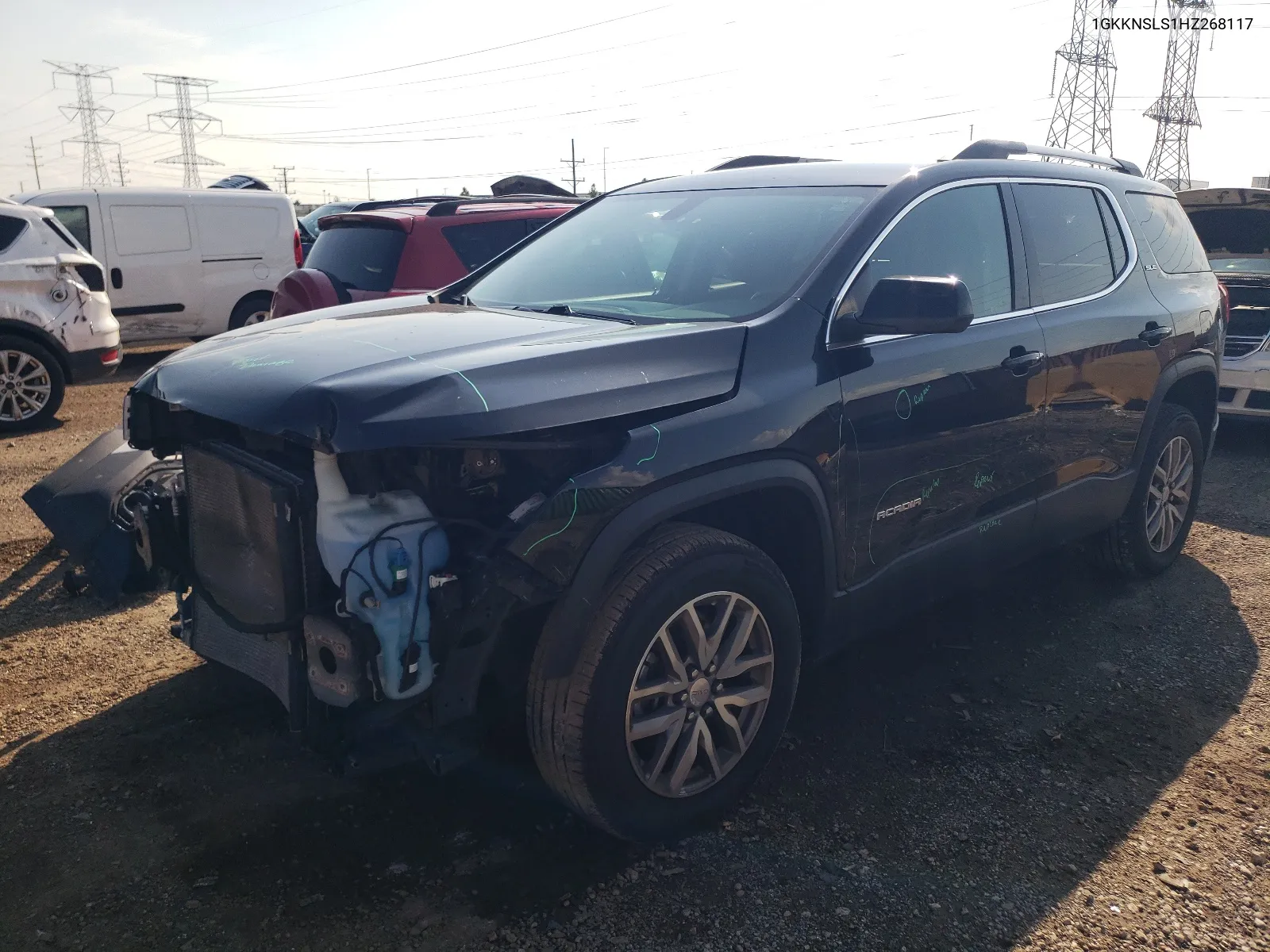 1GKKNSLS1HZ268117 2017 GMC Acadia Sle