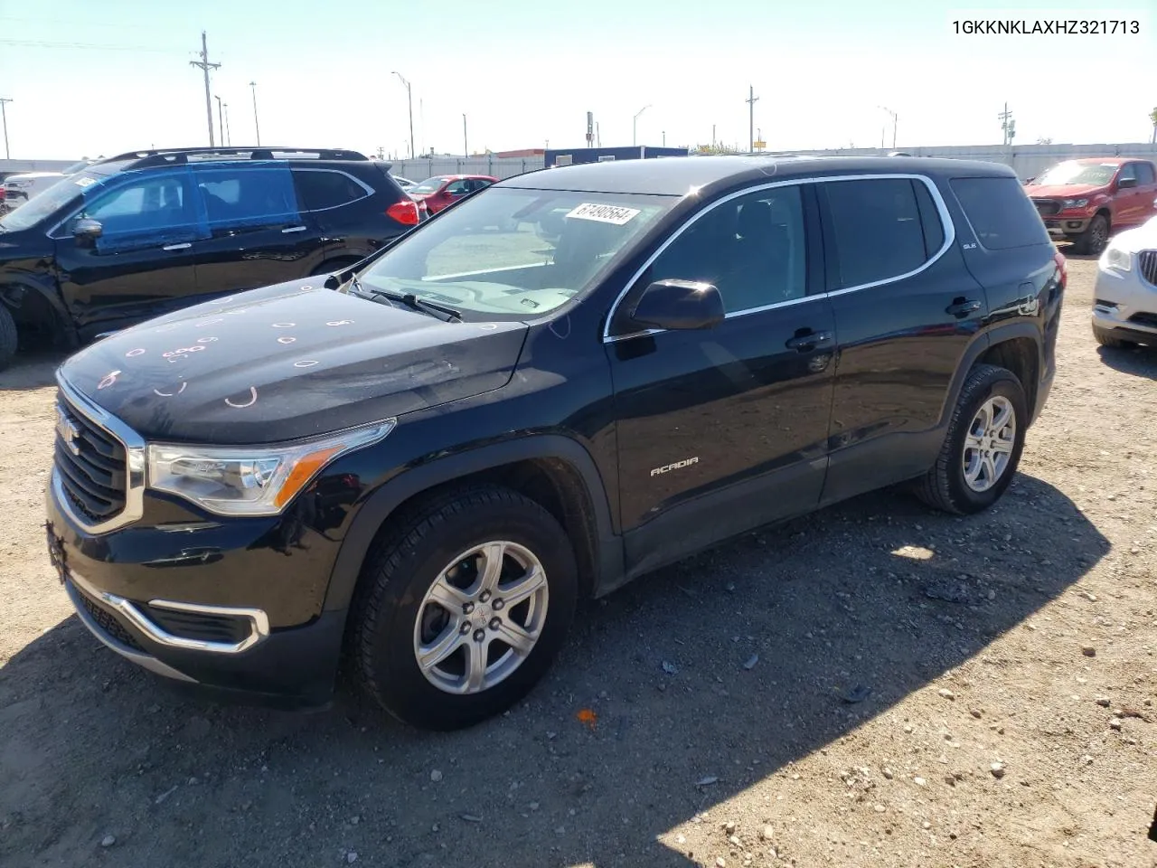 1GKKNKLAXHZ321713 2017 GMC Acadia Sle