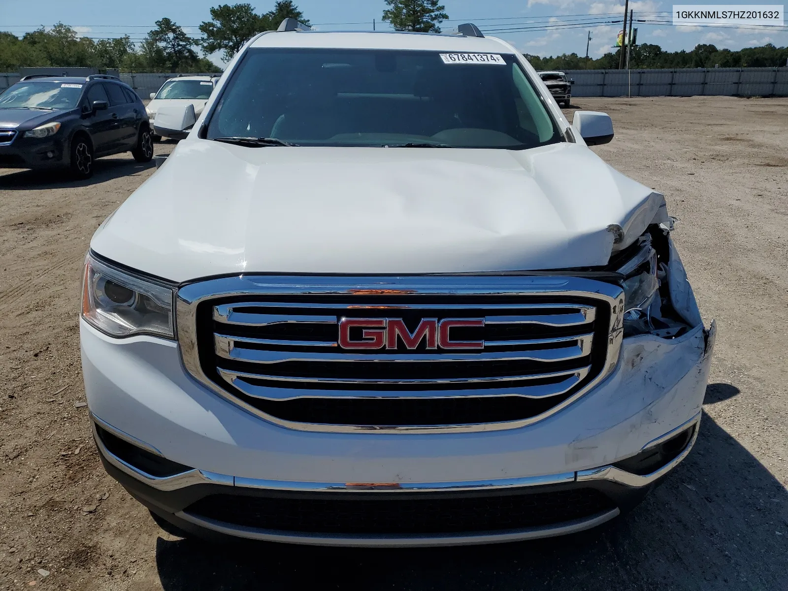 1GKKNMLS7HZ201632 2017 GMC Acadia Slt-1