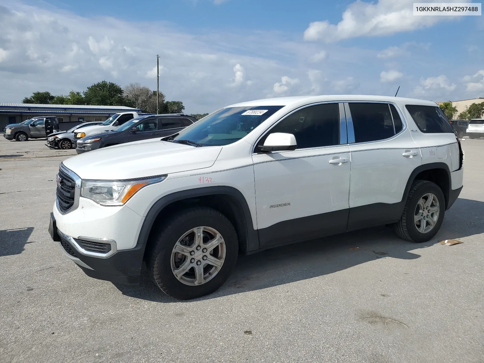 1GKKNRLA5HZ297488 2017 GMC Acadia Sle