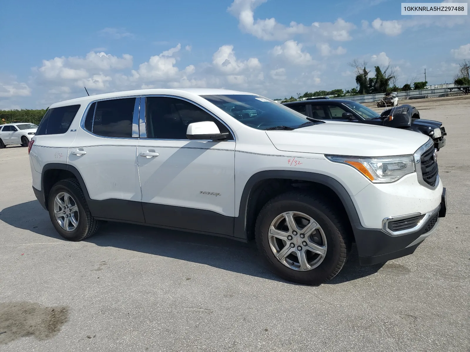 1GKKNRLA5HZ297488 2017 GMC Acadia Sle