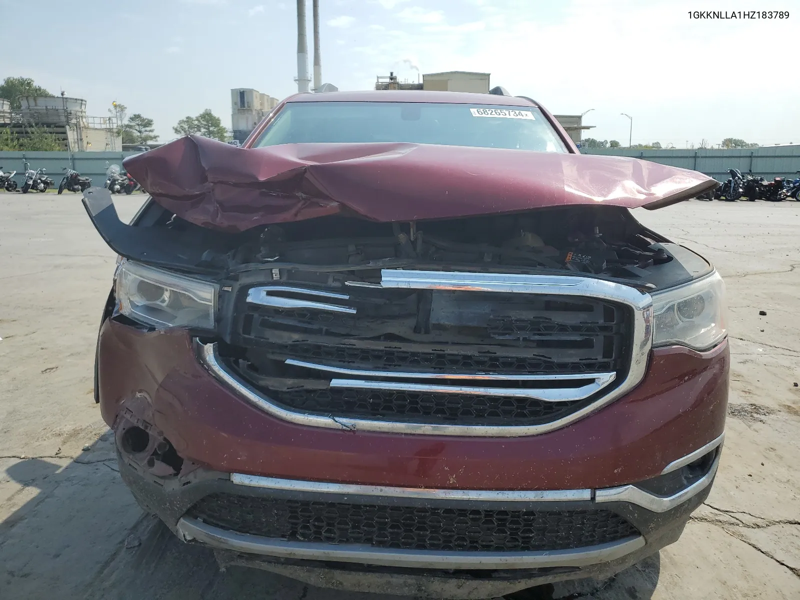 1GKKNLLA1HZ183789 2017 GMC Acadia Sle