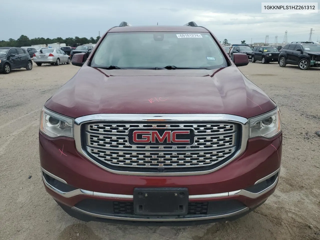 1GKKNPLS1HZ261312 2017 GMC Acadia Denali